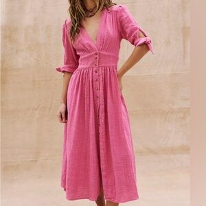 Free People Love of my Life Midi Dress